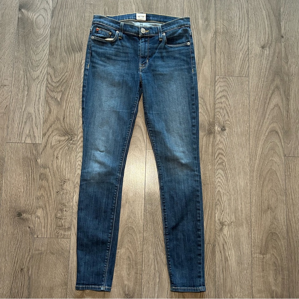 Hudson Jeans Nico Super Skinny Midrise Jean Mid / Dark Wash ‘Vera’ Size 27 - Picture 8 of 15